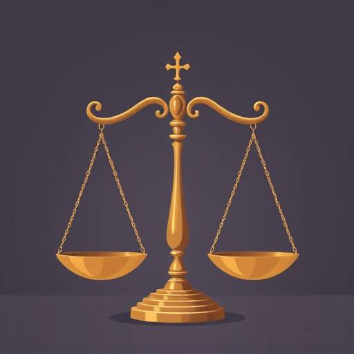Scales of justice representing legal terms and agreements